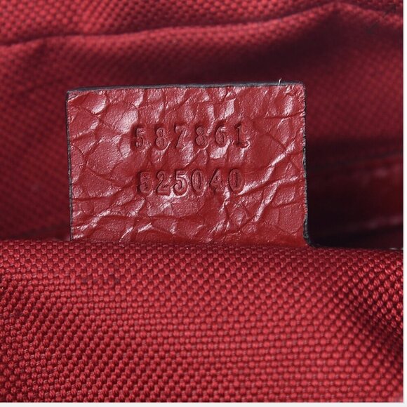 GUCCI MORPHEUS CALFSKIN SHOULDER CROSSBODY BAG BOHOCHIC BURGUNDY VERSATILE - Picture 5 of 16